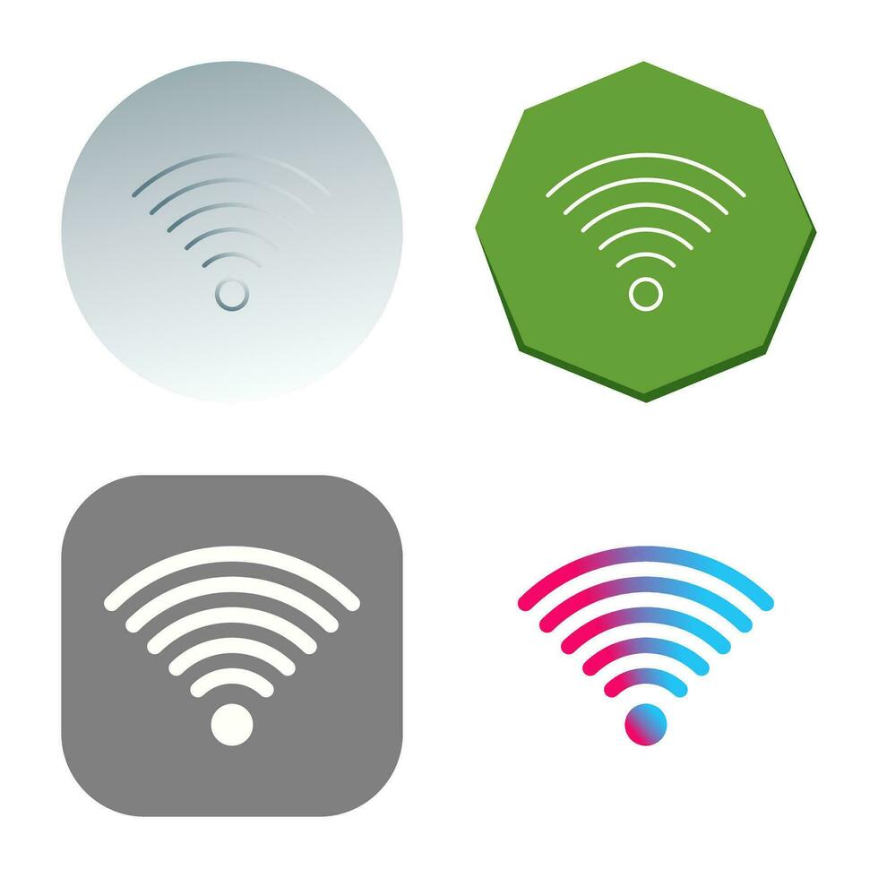 Signal on User Vector Icon