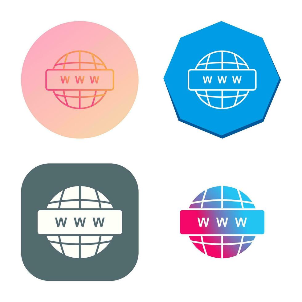 World Wide Web Vector Icon