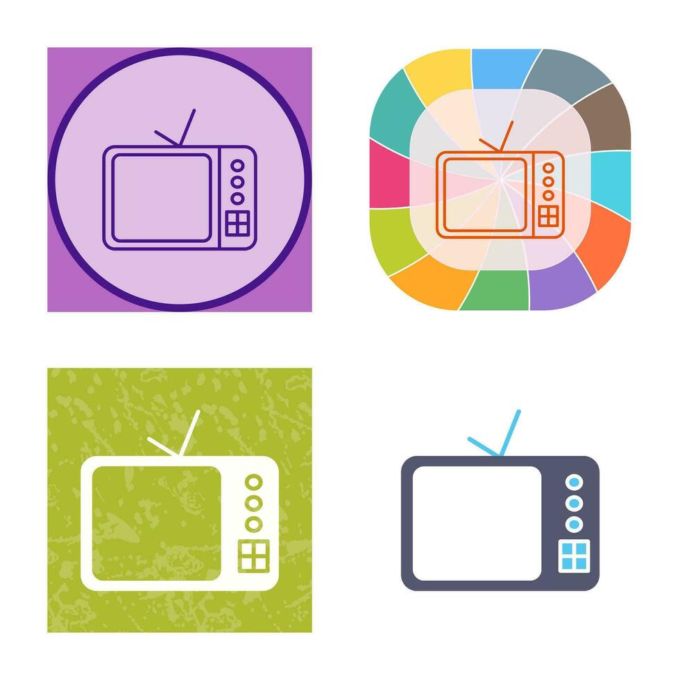 TV Set Vector Icon