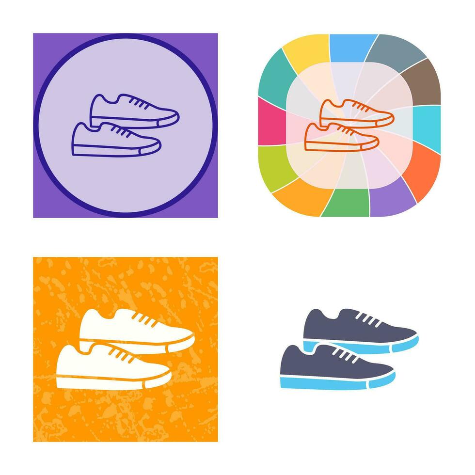 icono de vector de zapatillas