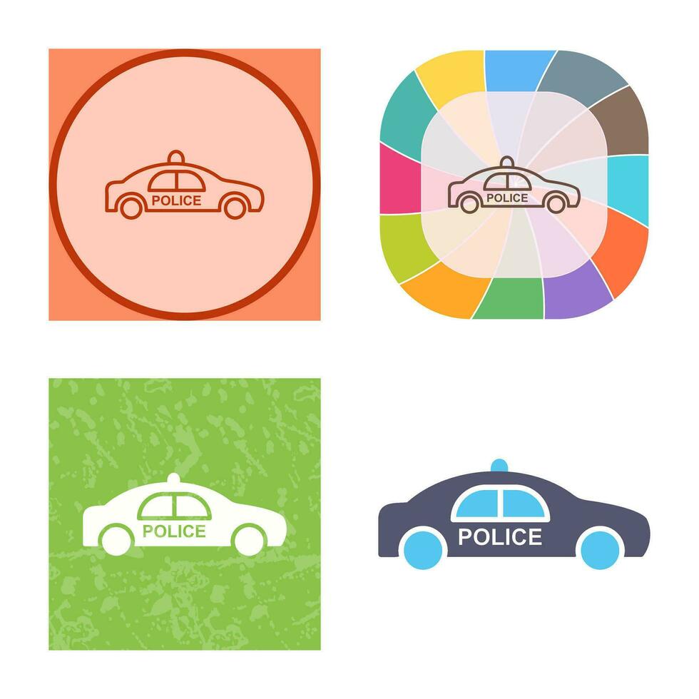 Police Car Vector Icon
