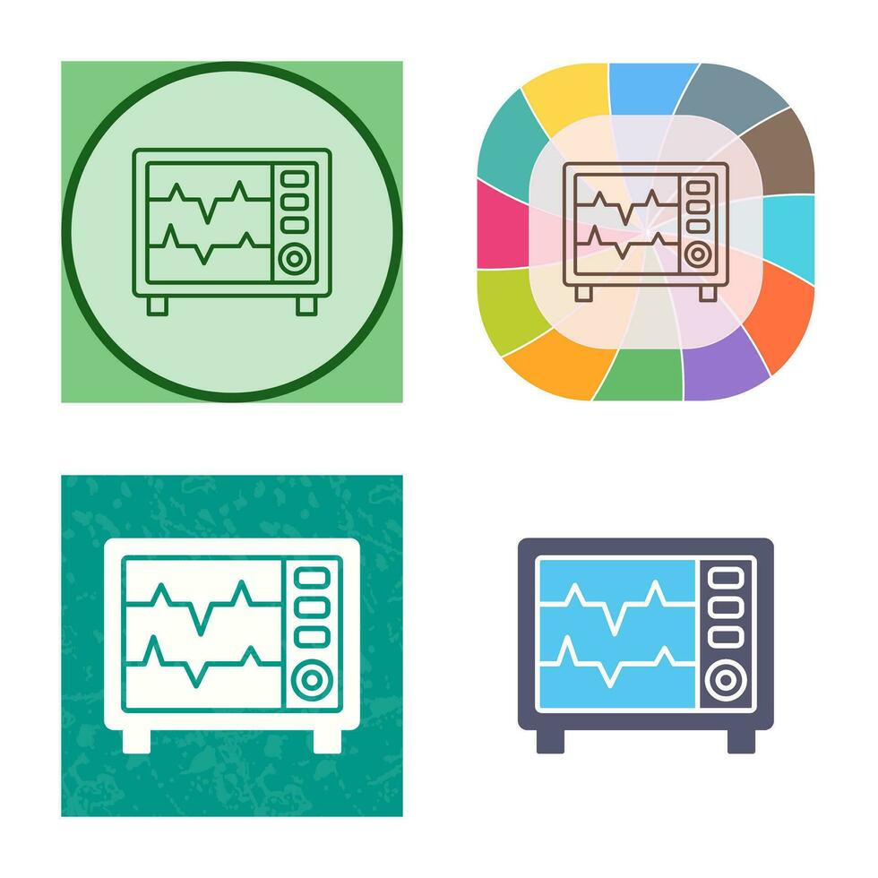 Heart Rate Monitor Vector Icon