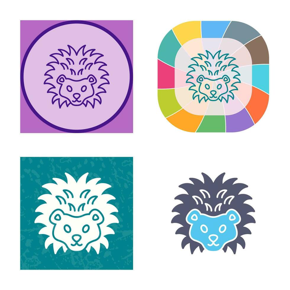 Hedgehog Vector Icon