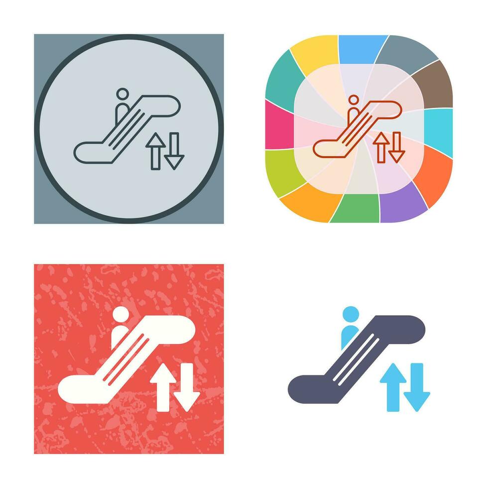 Escalator Vector Icon