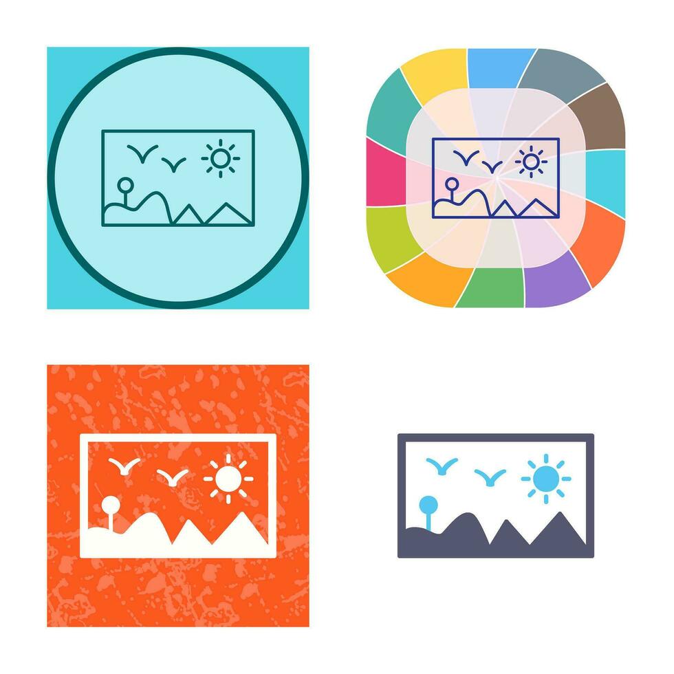 Painting Exhibit Vector Icon