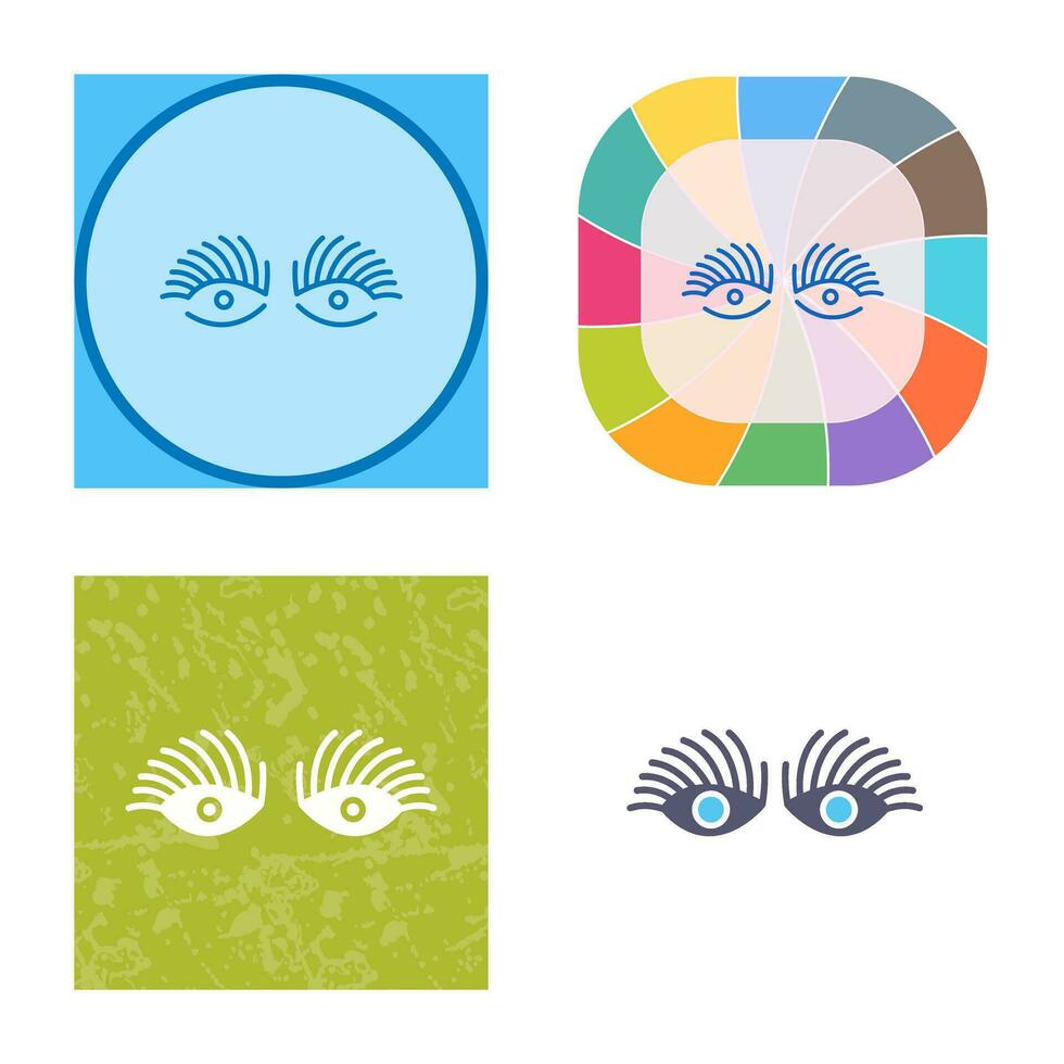 Longlashes Vector Icon