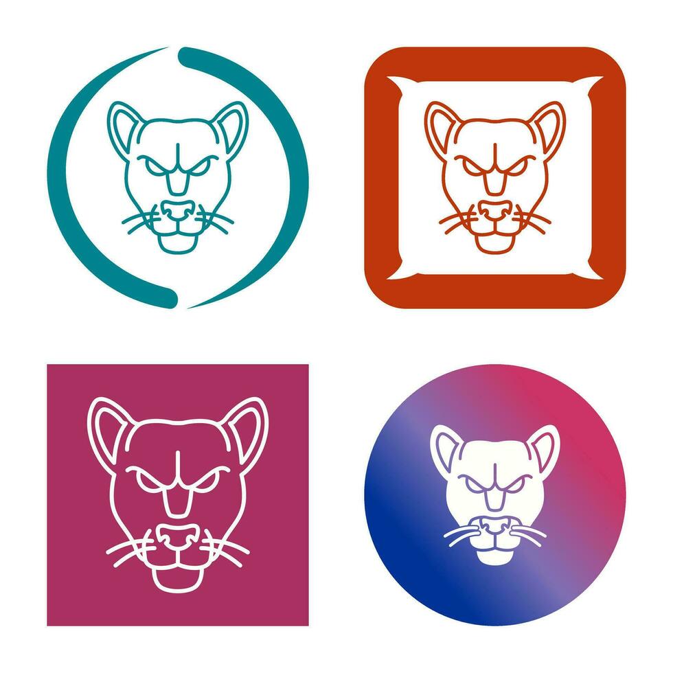 Black Panther Vector Icon