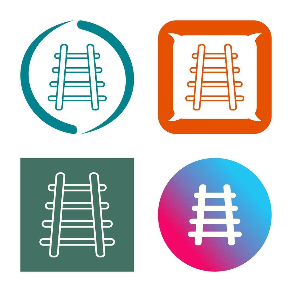 Train Tracks Vector Icon