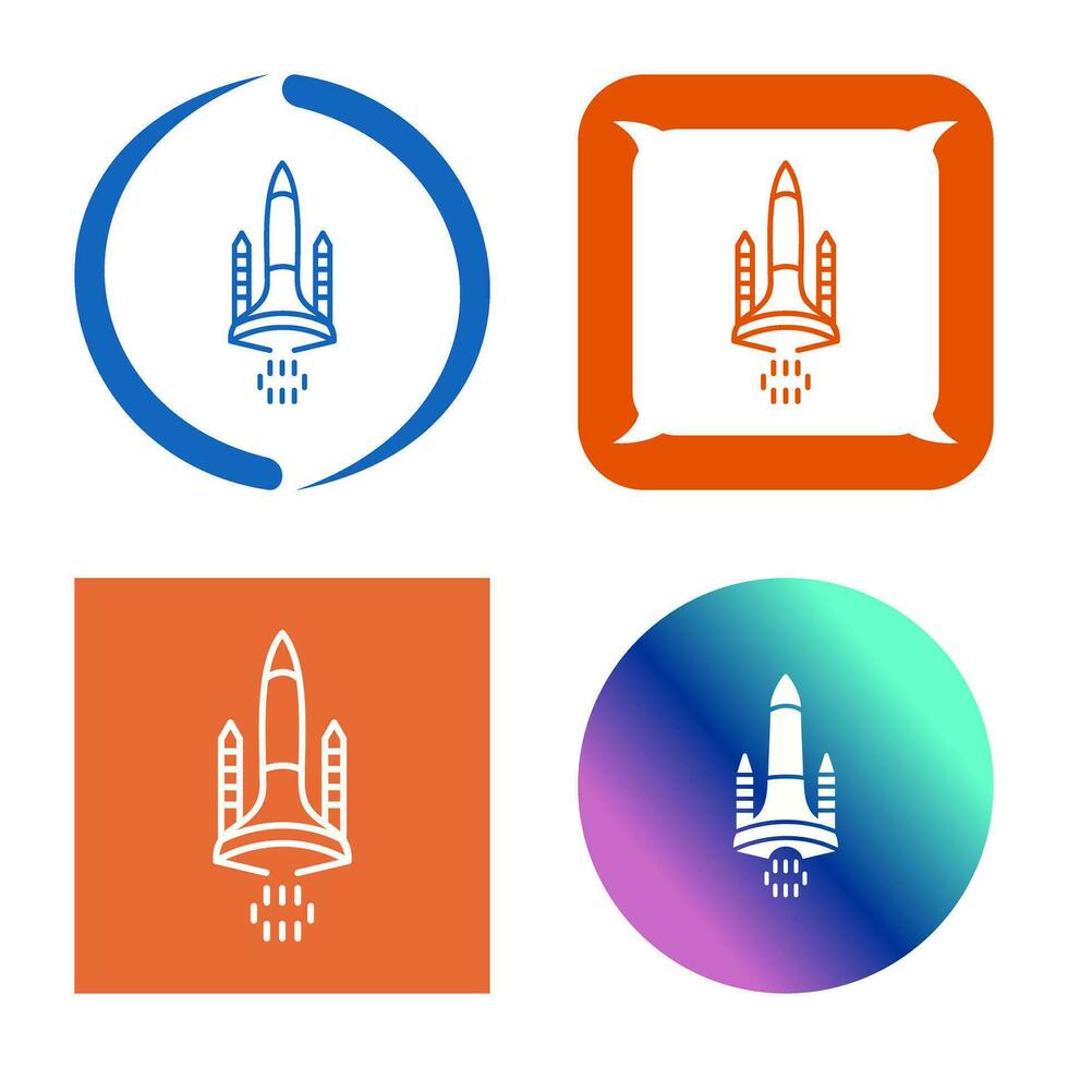 Space Shuttle Vector Icon