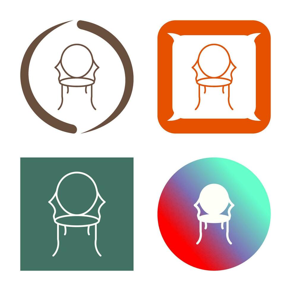 Ancient Chair Vector Icon