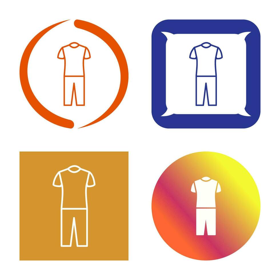 Pyjamas Suit Vector Icon
