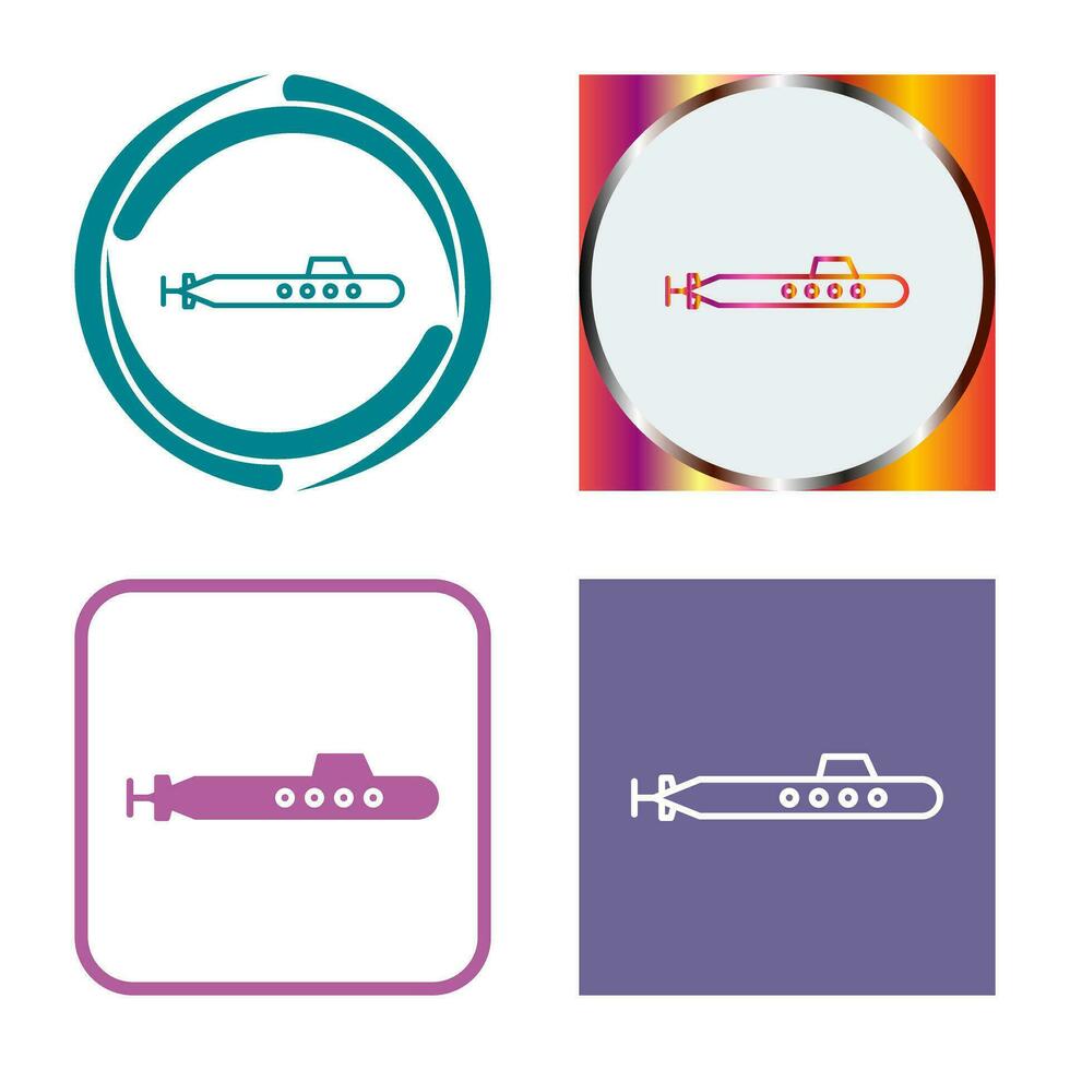 Submarine Vector Icon