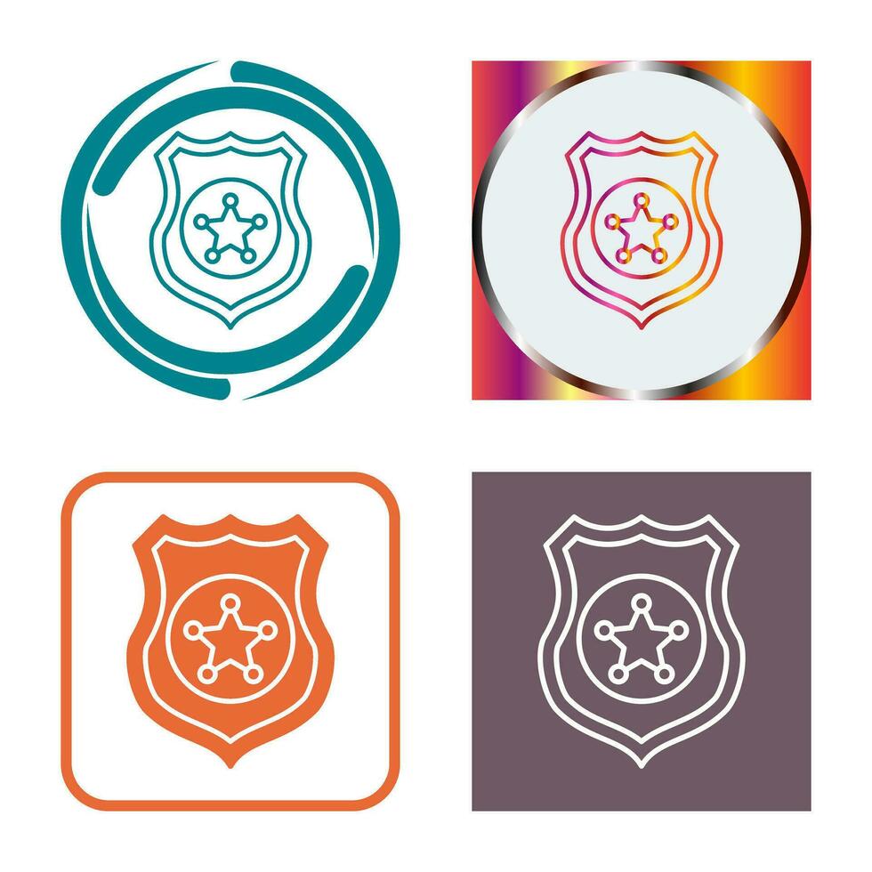 Police shield Vector Icon