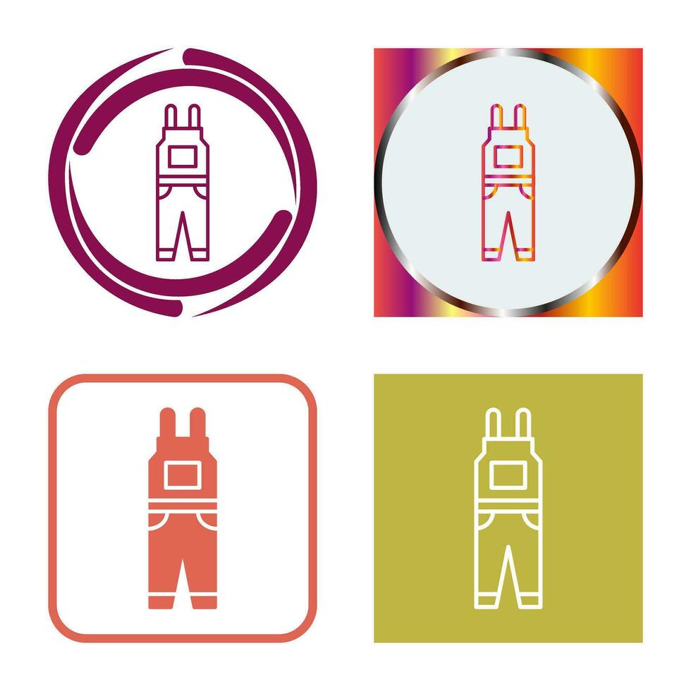 Jumpsuit Vector Icon