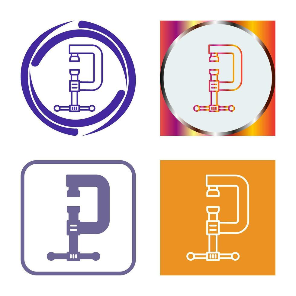 Clamp Vector Icon