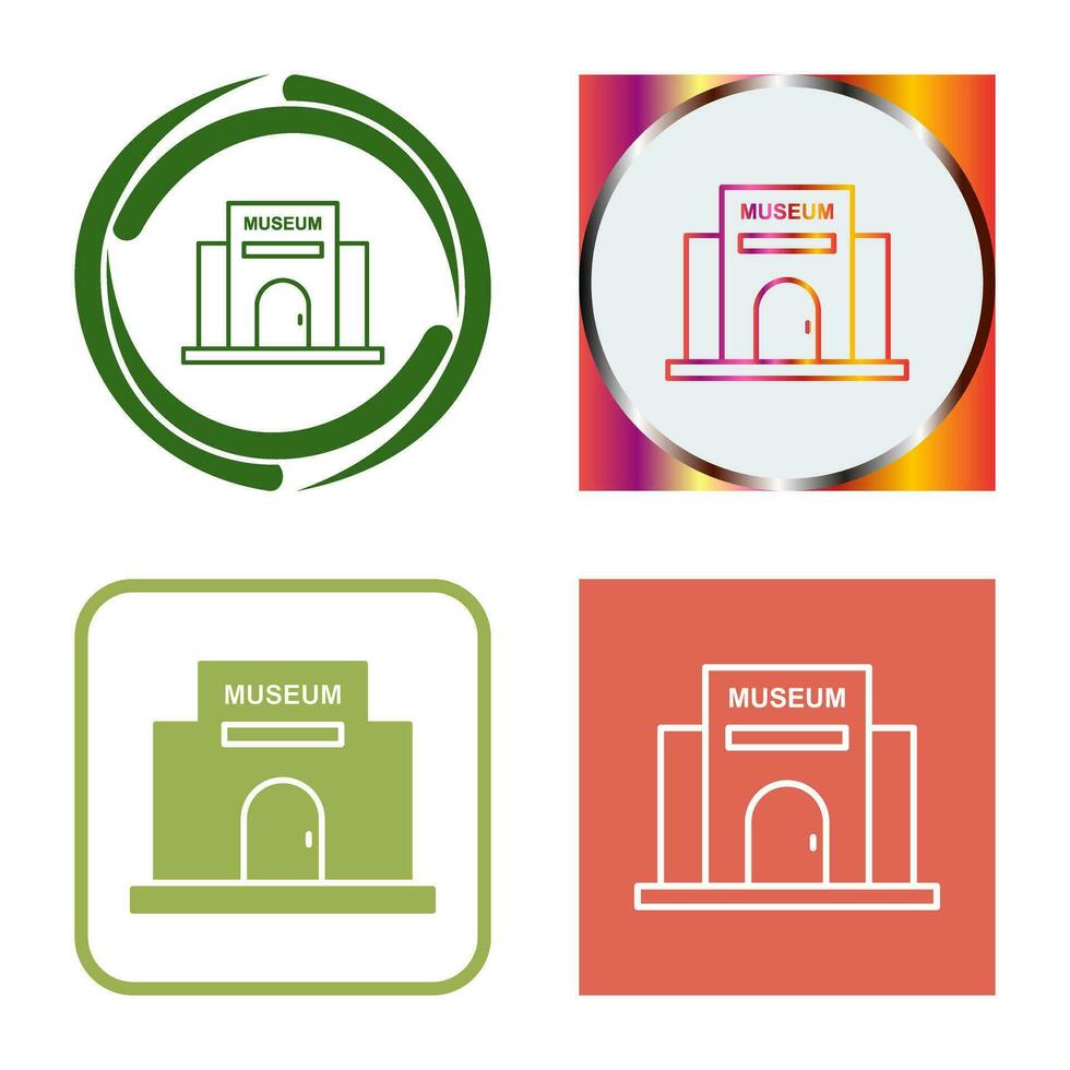 Museum Building Vector Icon