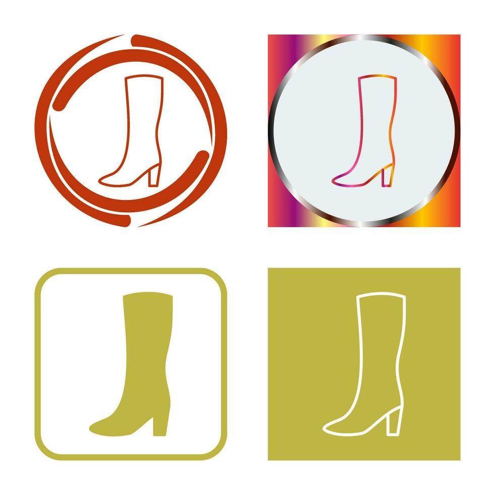 Long Boots Vector Icon