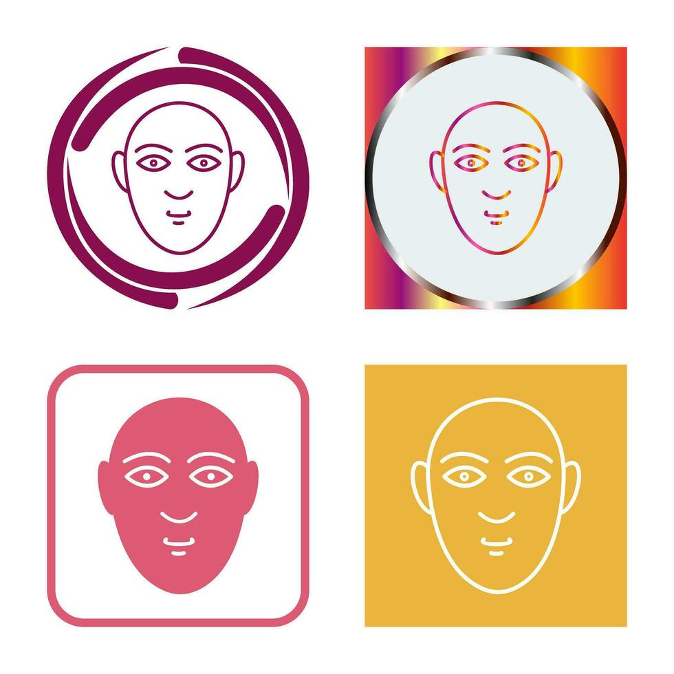 Human Face Vector Icon