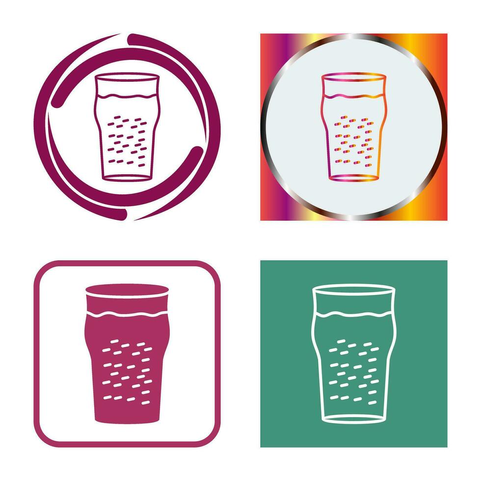 pinta de icono de vector de cerveza