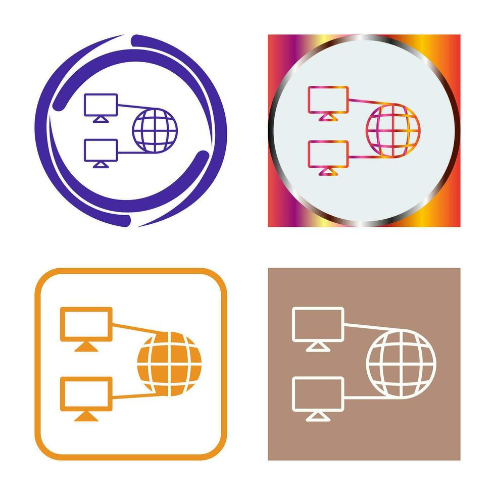 Internet Connectivity Vector Icon