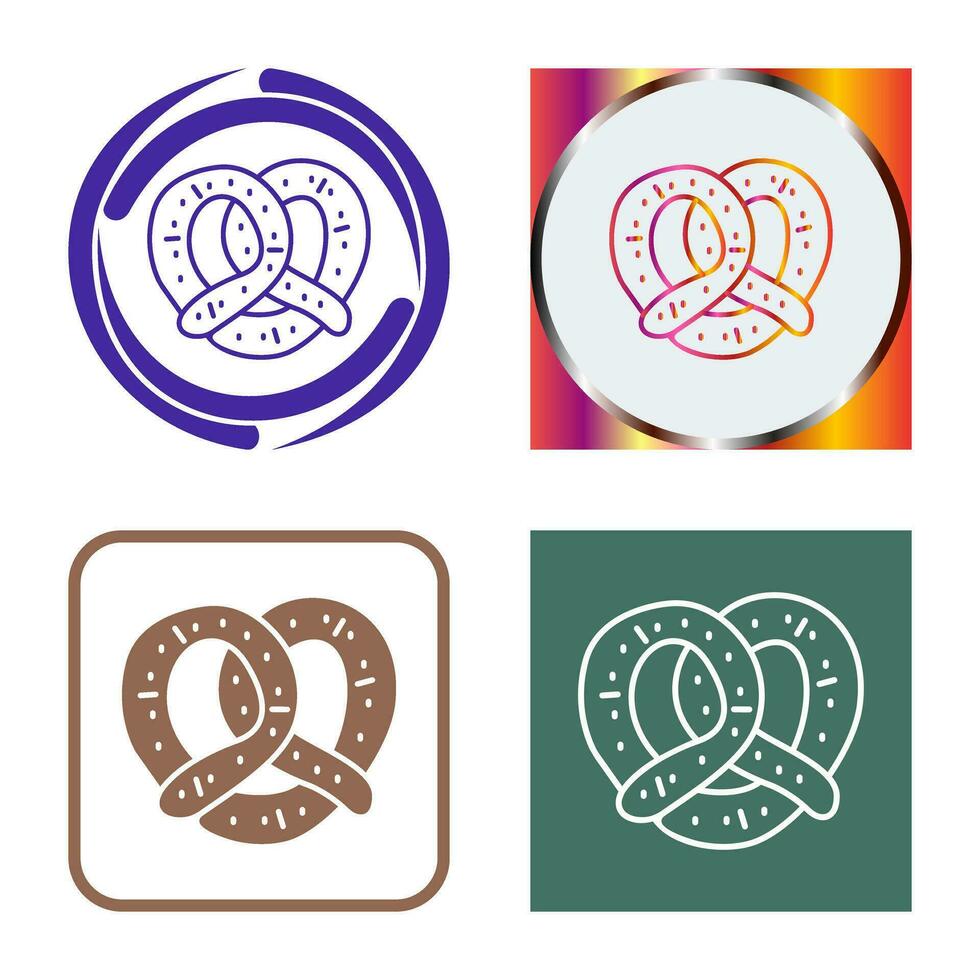 Pretzel Vector Icon
