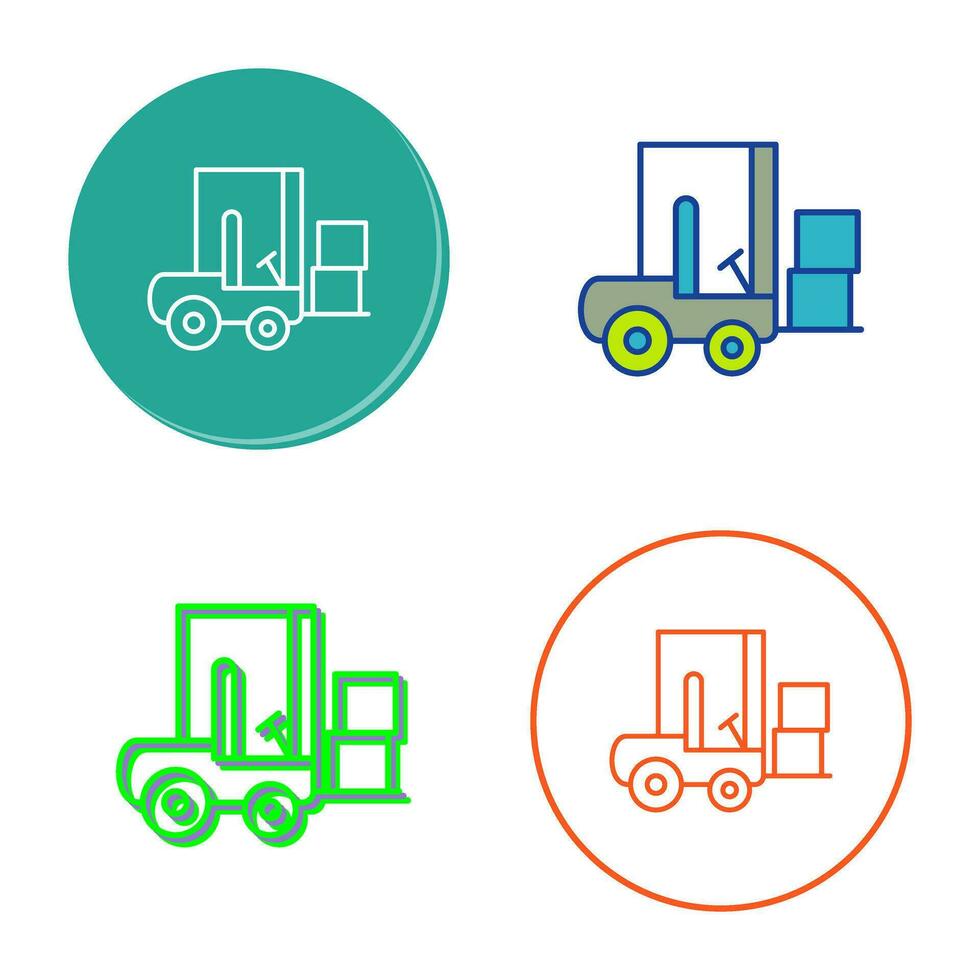 Forklifter Vector Icon