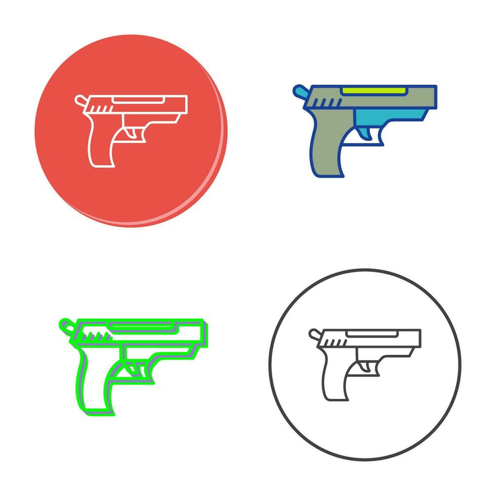 icono de vector de pistola