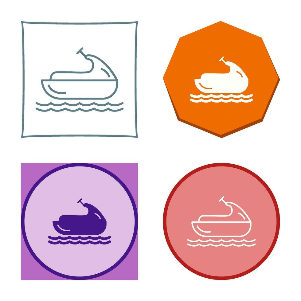 Jet Ski Vector Icon