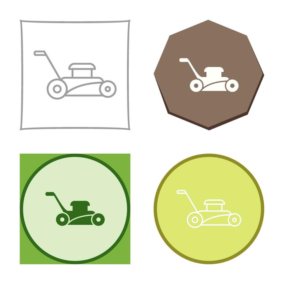 Lawn Mower Vector Icon