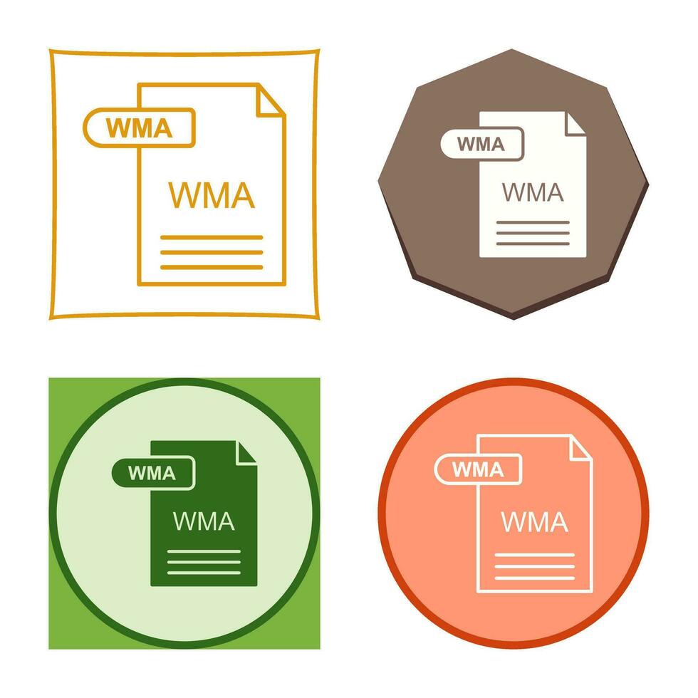 WMA Vector Icon