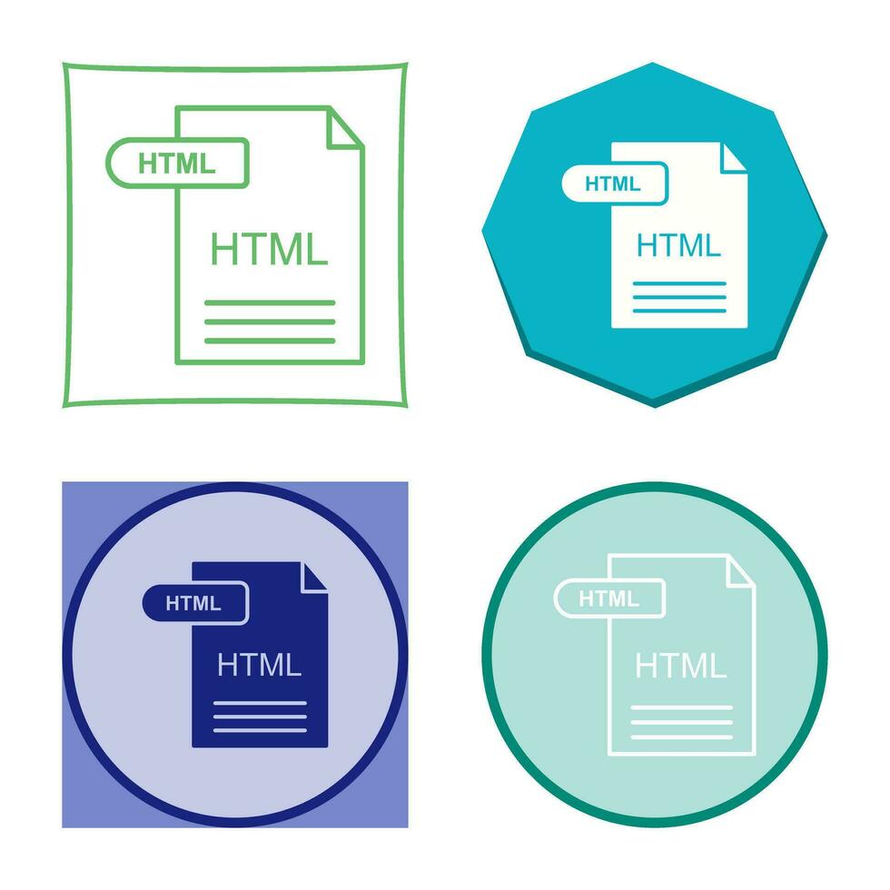 HTML Vector Icon