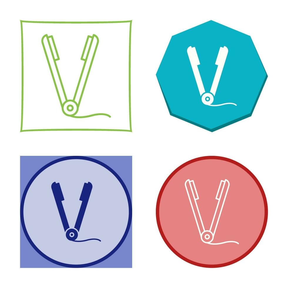 Straightener Vector Icon