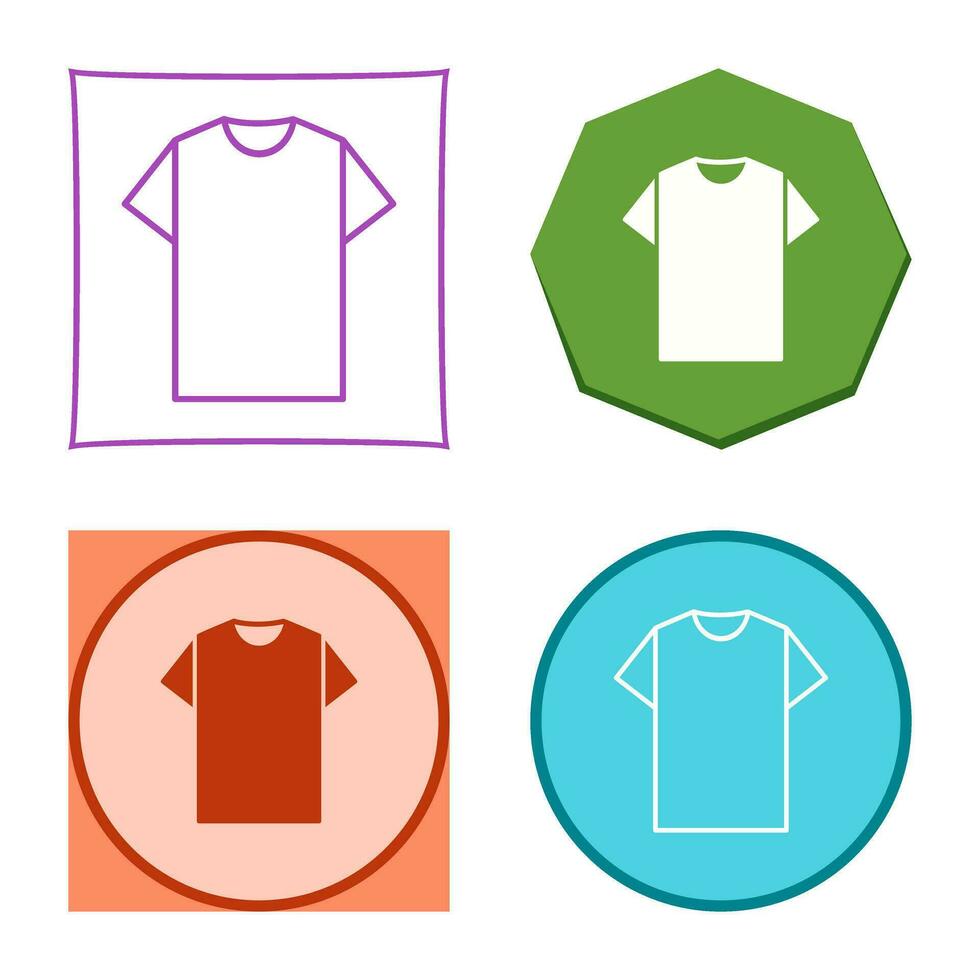 Plain T Shirt Vector Icon