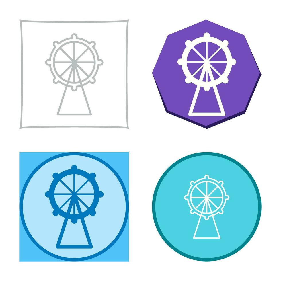 Ferris Wheel Vector Icon