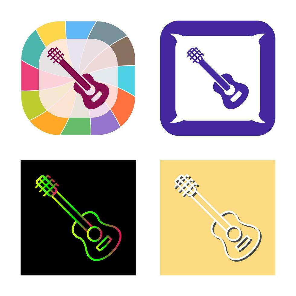 icono de vector de guitarra