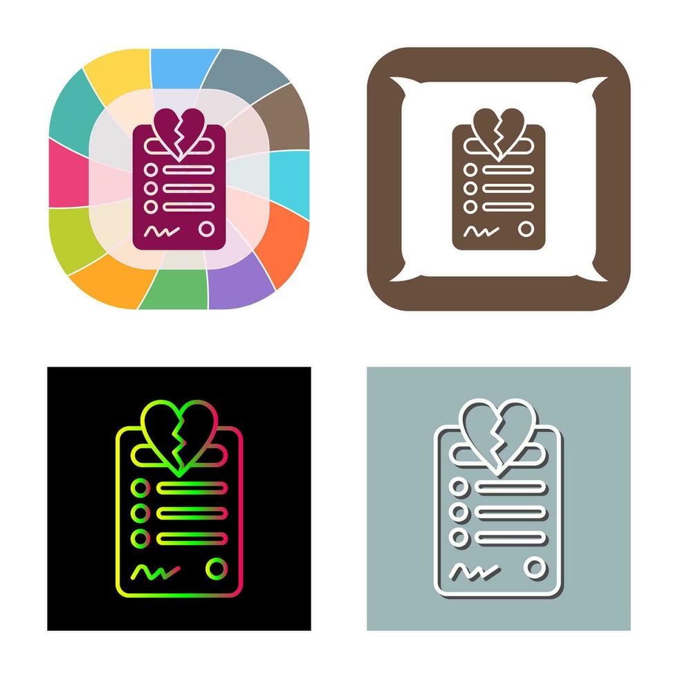 Divorce Vector Icon