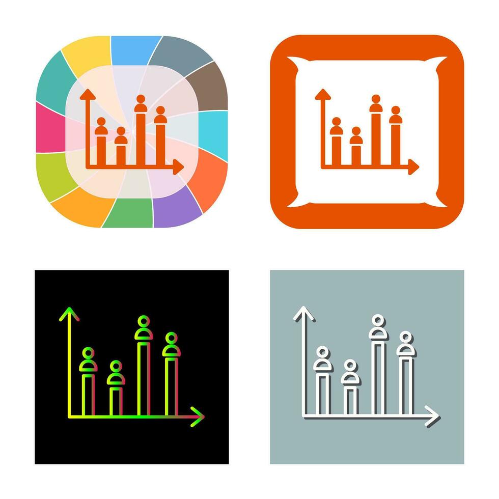 Candidate Graph Vector Icon