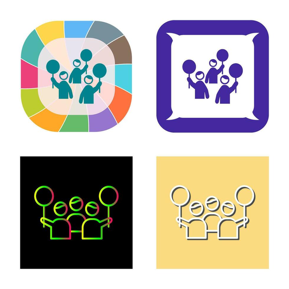 Protest Vector Icon