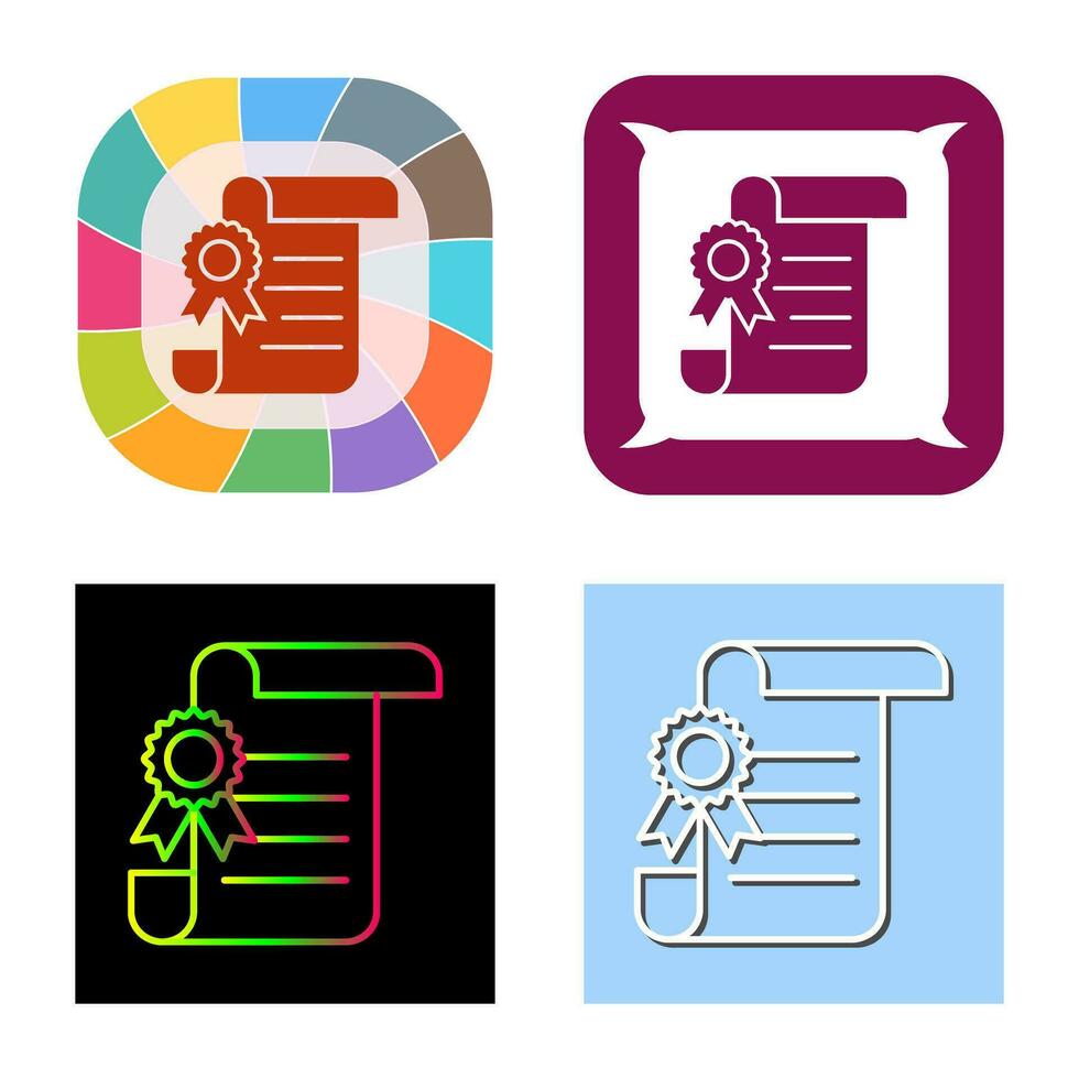 Legal Paper Vector Icon