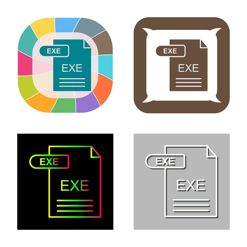 EXE Vector Icon