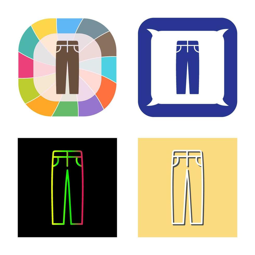 Men's Pants Vector Icon