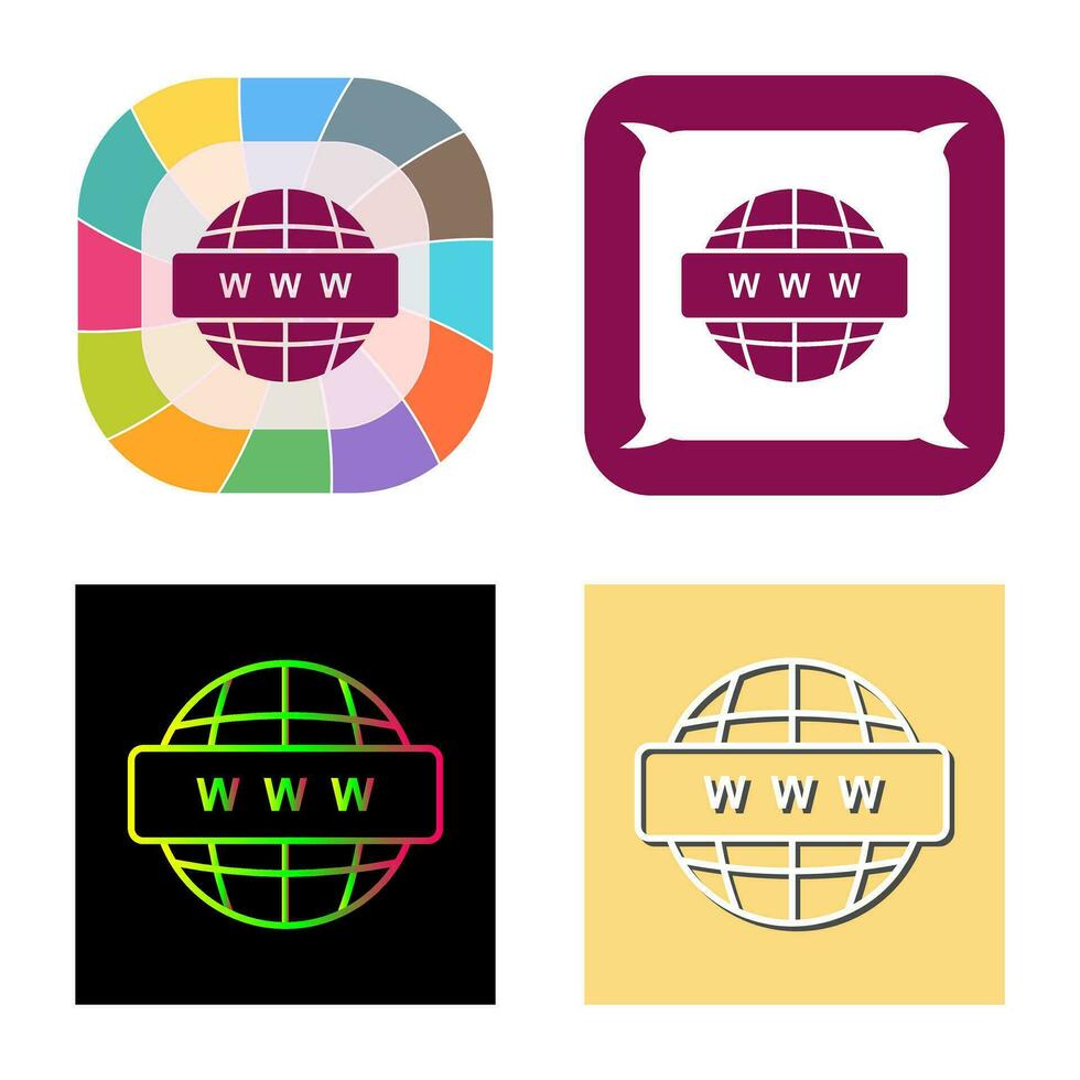 World Wide Web Vector Icon