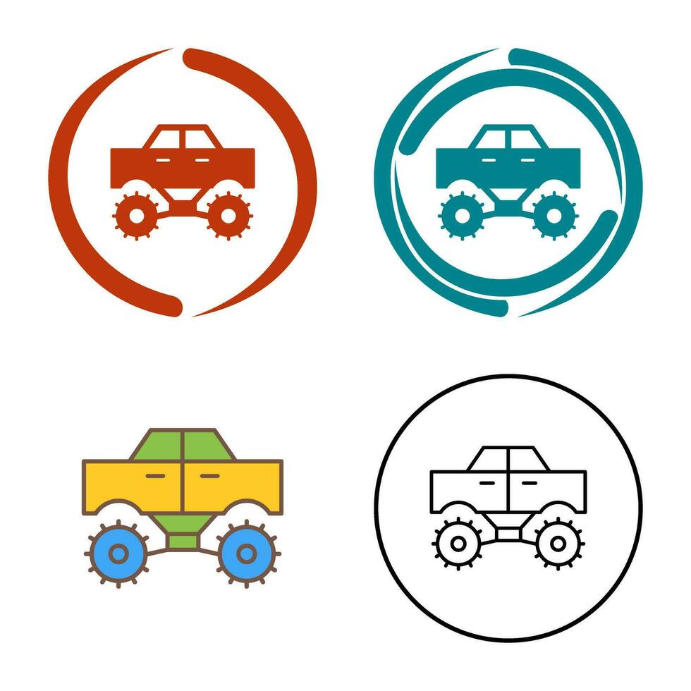 Monster Truck Vector Icon