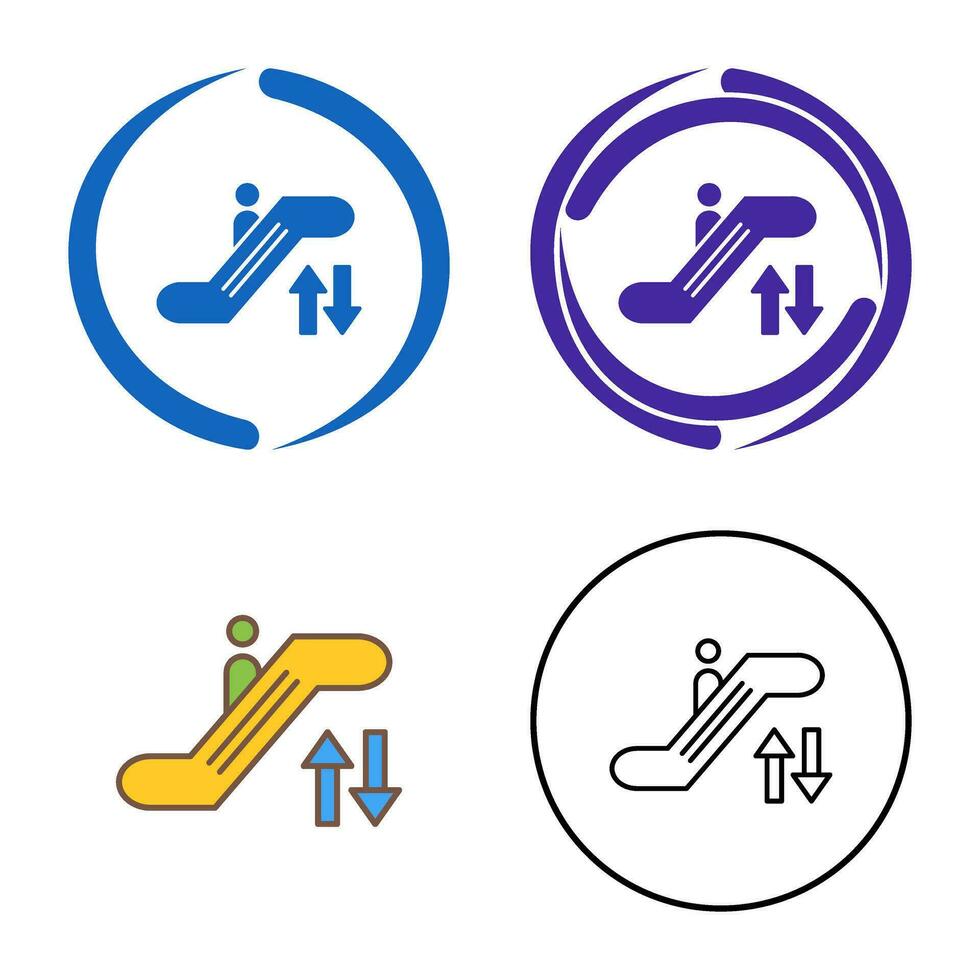 Escalator Vector Icon