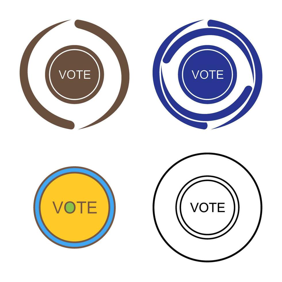 Vote Link Vector Icon