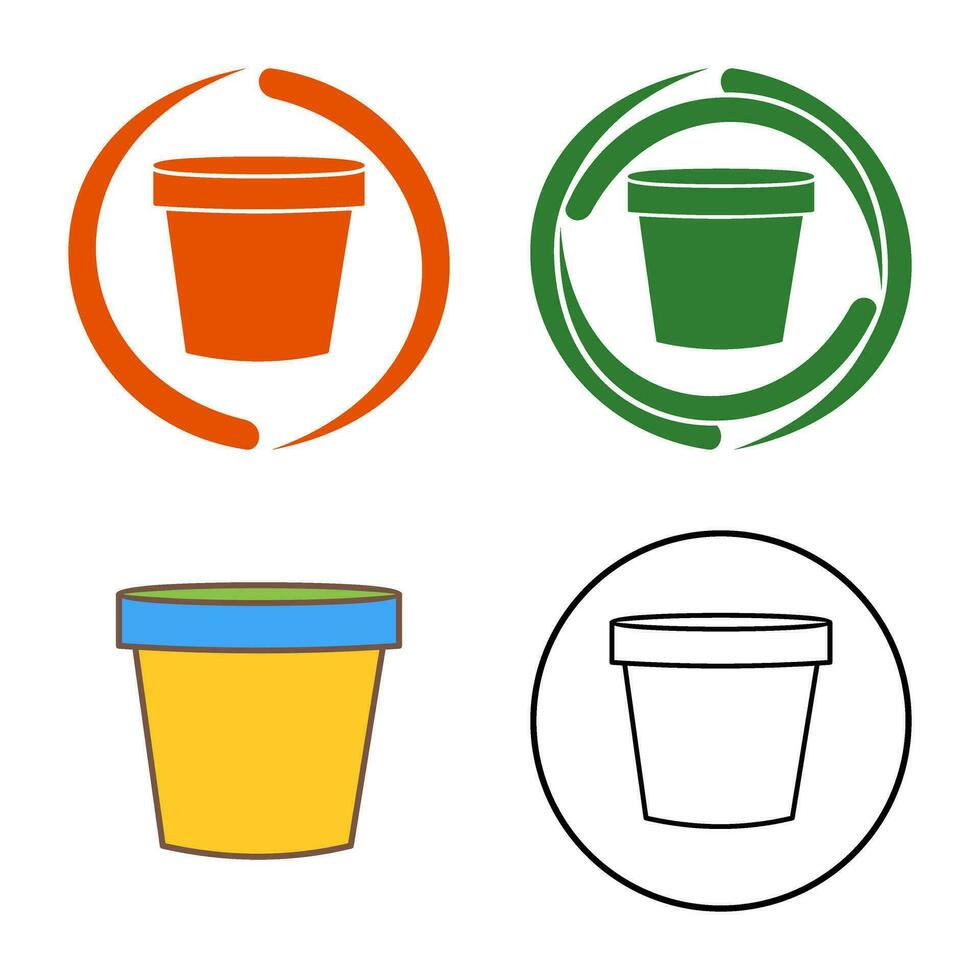 Plant Pot Vector Icon