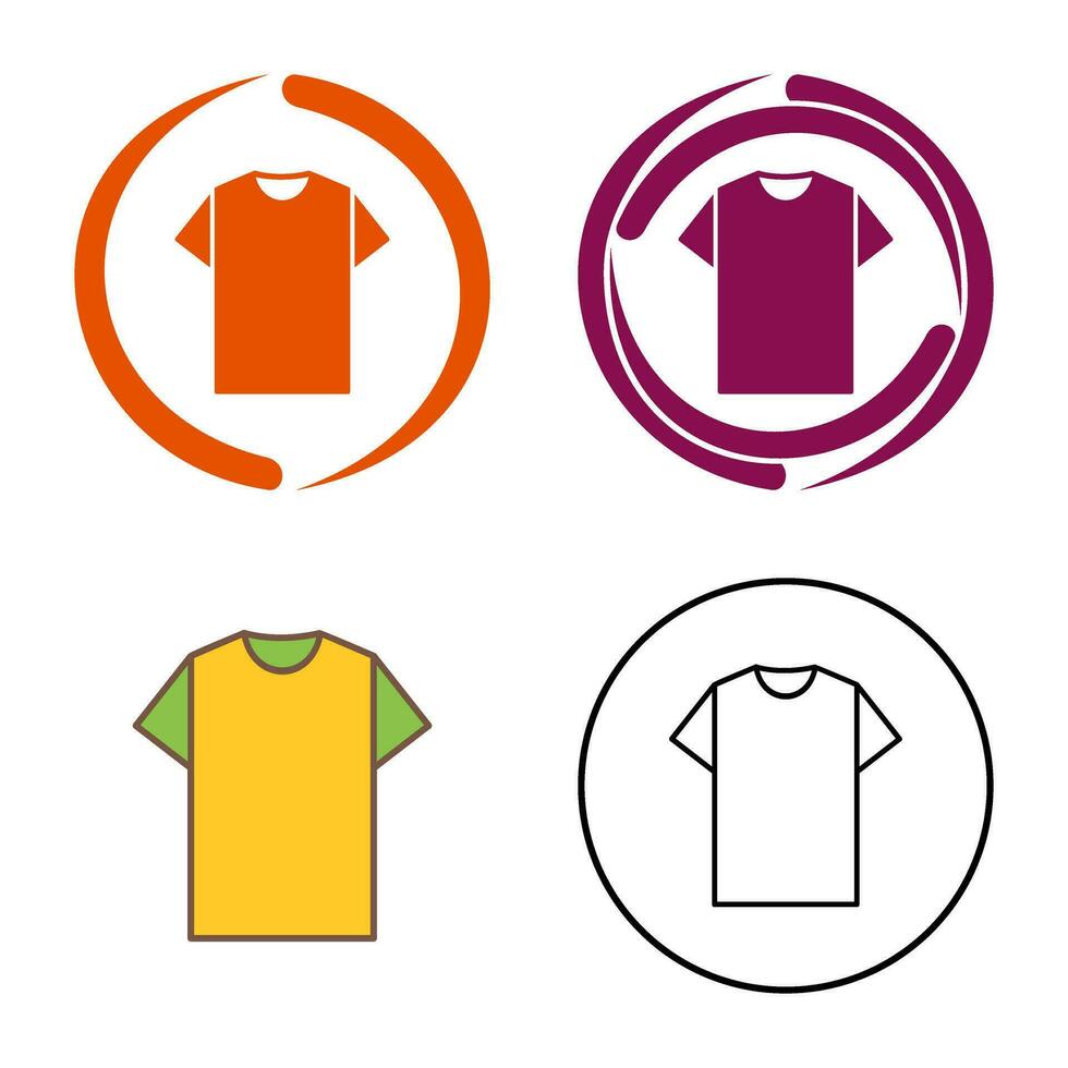 Plain T Shirt Vector Icon