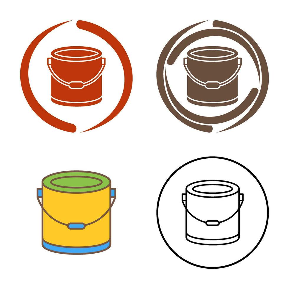 Paint Bucket Vector Icon