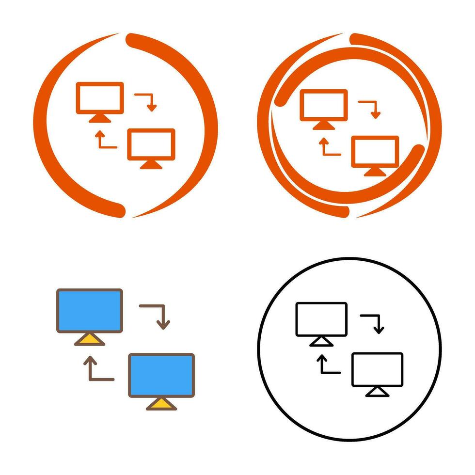 Sharing Systems Vector Icon