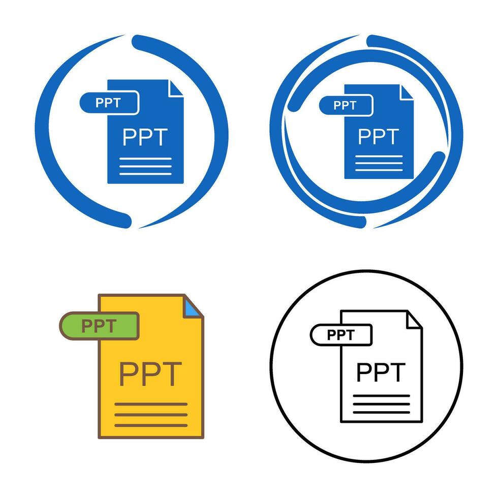 PPT Vector Icon